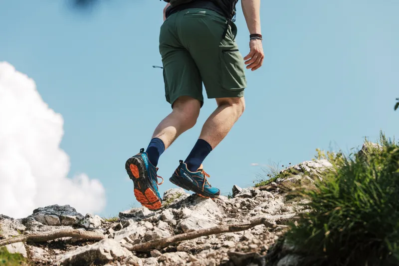 Scarpa Mens Rush GTX 2 Shoes - Cosmic Blue-Orange-5